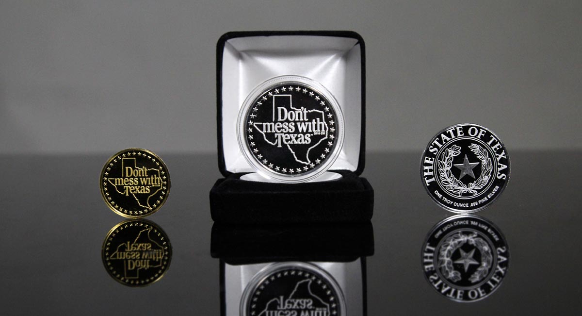 Official Merchandise - Don't mess with Texas Coin