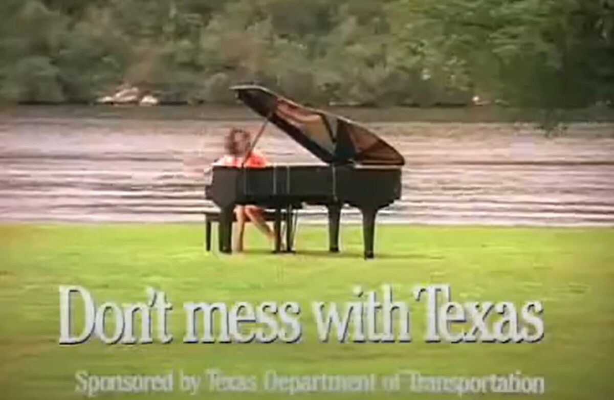Musician Marcia Ball promotes Don't mess with Texas